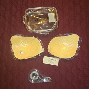 Silione Self-Adhesive‎ Push-Up Strapless Invisible Pasties Bra Size D Aidoo